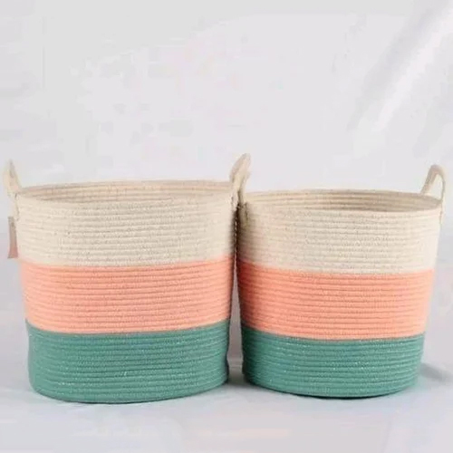 Handmade Jute Storage Basket