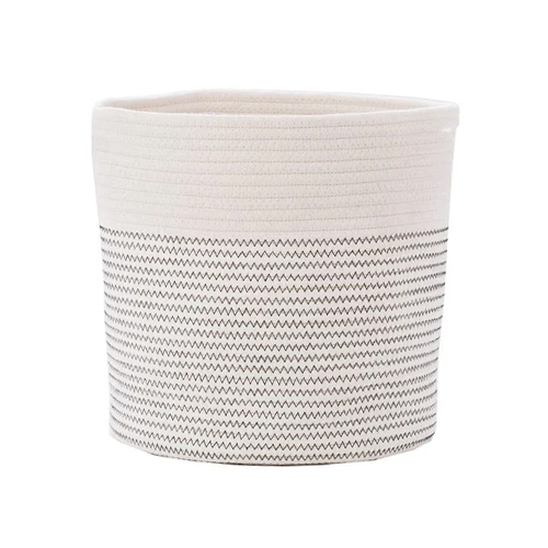 Handmade Basket For Laundary - Color: White