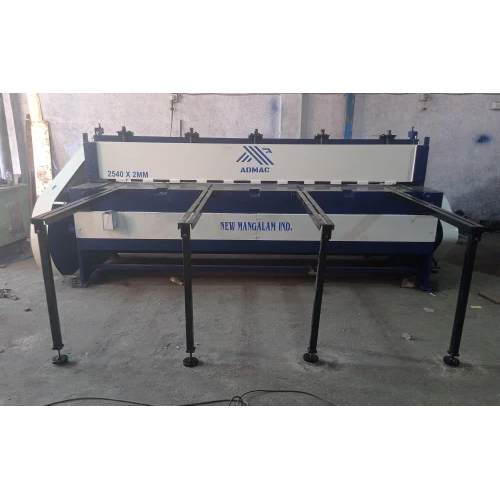 Mechanical Under Crank Shearing Machine - Mild Steel, 3450x1300x1400mm | 5hp, 440v, Iron Blades, 2-3mm Cutting Thickness, Automatic Operation, 2-year Warranty
