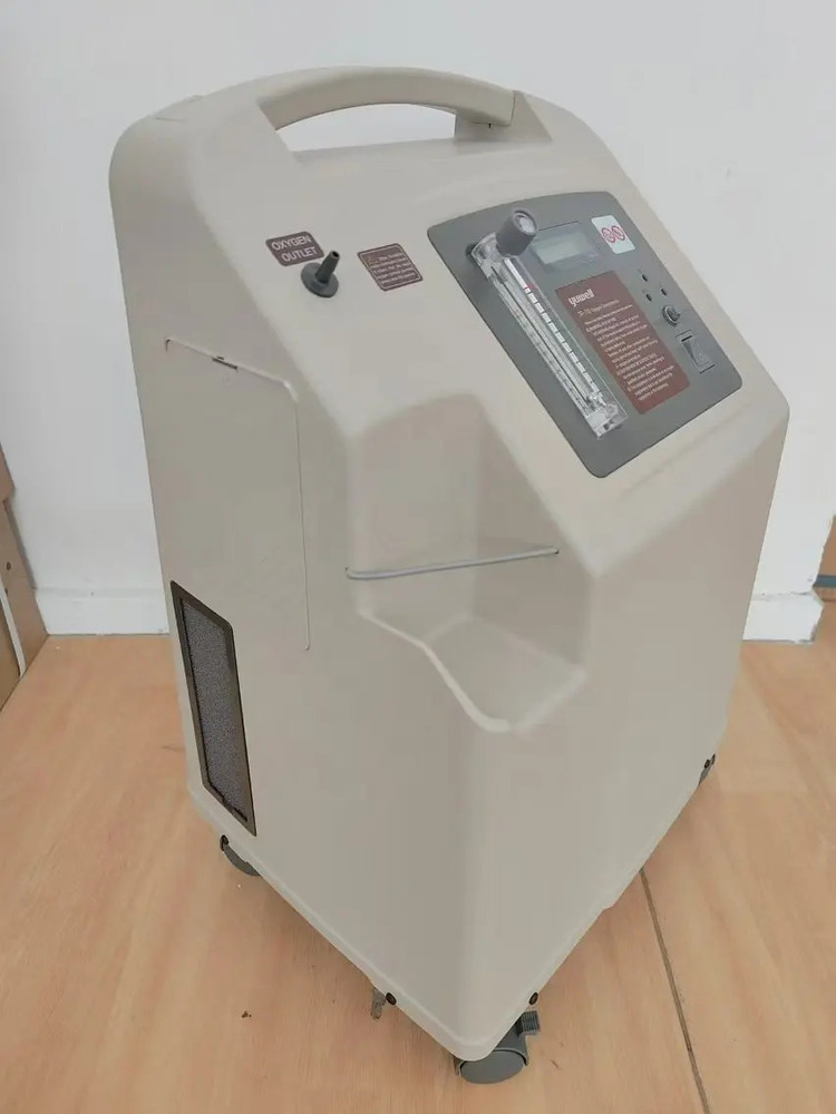 5 Lpm Oxygen Concentrator - Compact Design For Home And Medical Use | High Efficiency Quiet Operation Built-in Humidifier