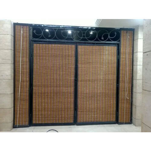 Door Bamboo Chick Blinds - Color: Brown