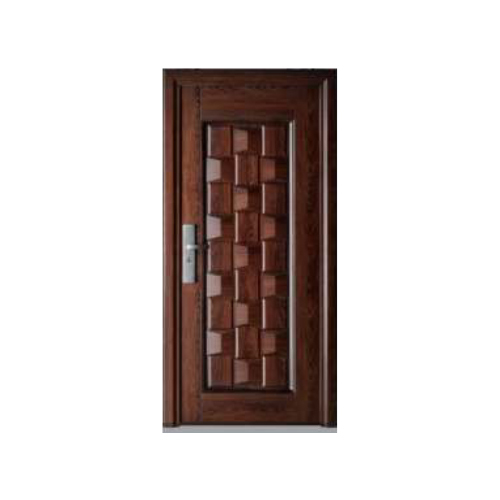 Single Door with Frame Wooden Finish