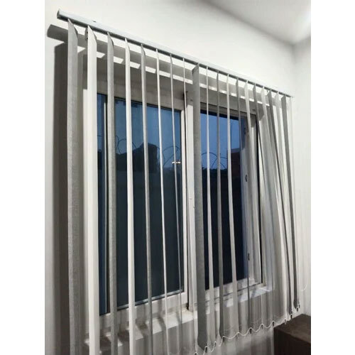 Pvc Vertical Window Blind - Color: White