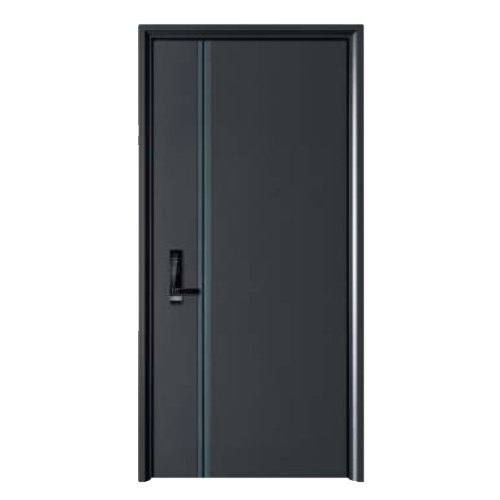 Luxury Steel Door with Frame Wooden Finish