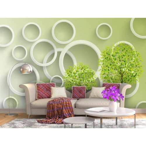 3D Nature Wallpaper Print - Material: Pvc