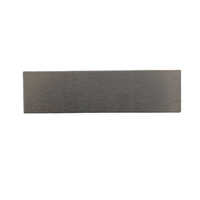 White Aluminum Name Plates Plain Sublimation - 75x20mm, Gray Color, 1mm Thickness | Corrosion Resistant, Rectangular Shape, Sublimation Ready
