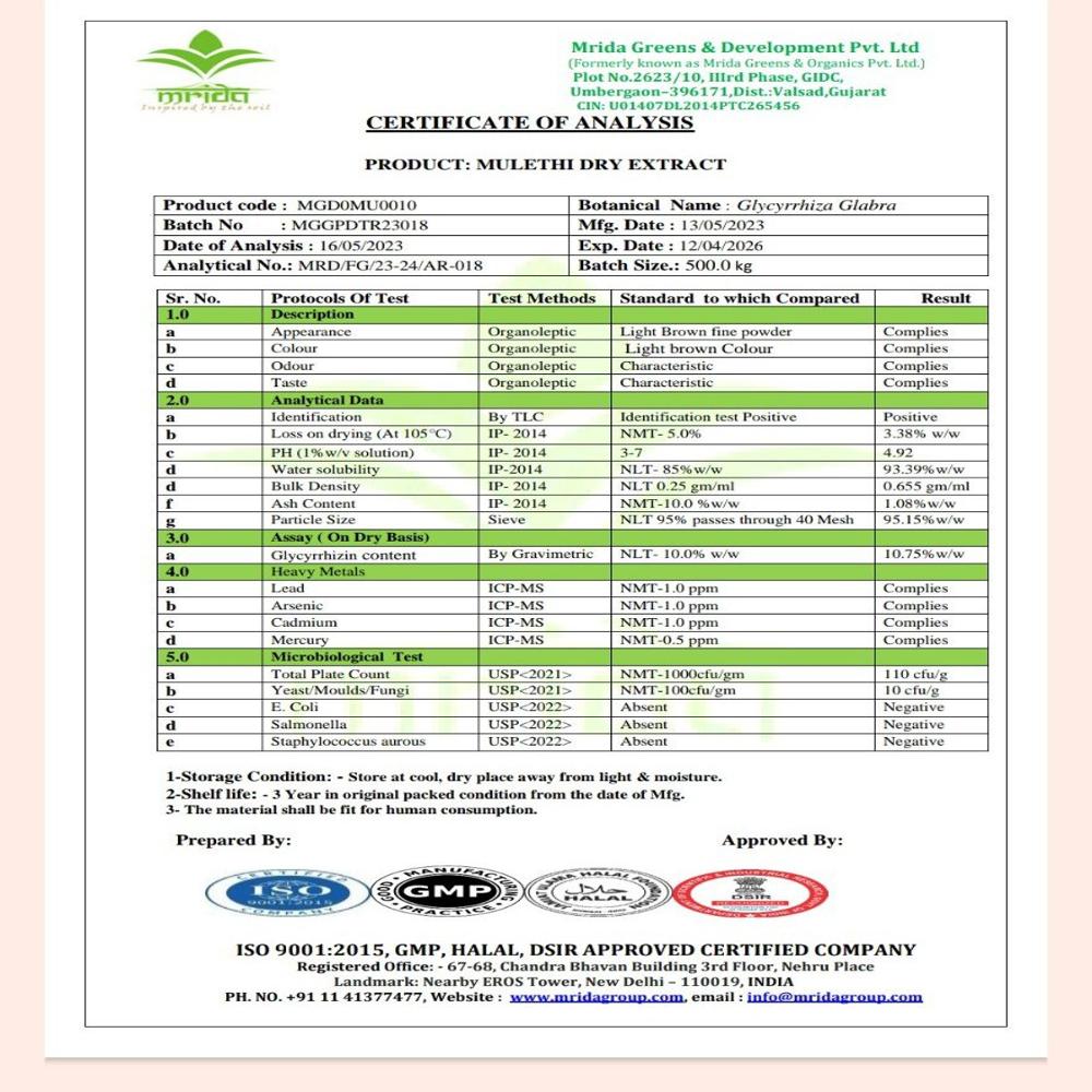 Mulethi Extract Powder