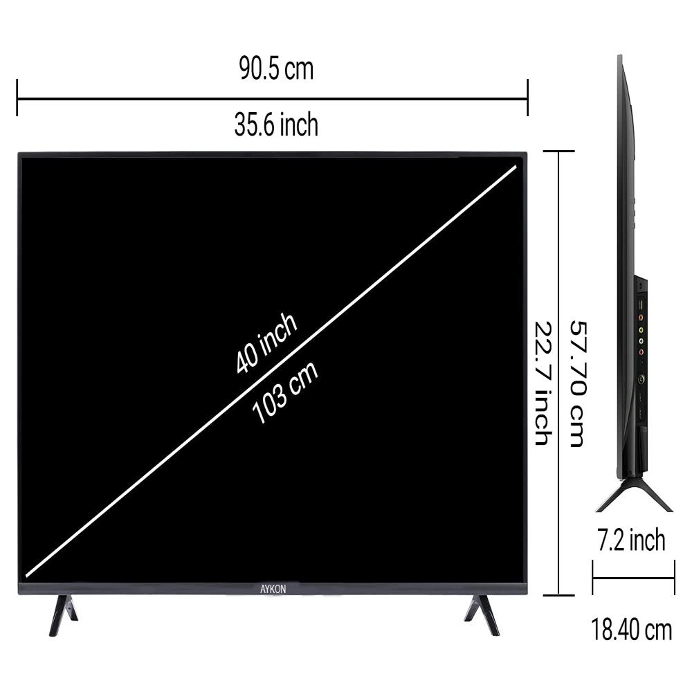 40 inch 4k Smart LED smart frameless 512mb 