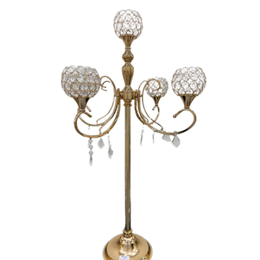 European Crystal Candle Holder - Finishing: Polishing