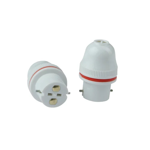 Plastic Electrical Adapter - Color: White