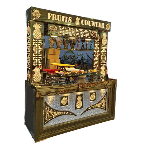 Steel Fruit Display Counter - Color: Different Available