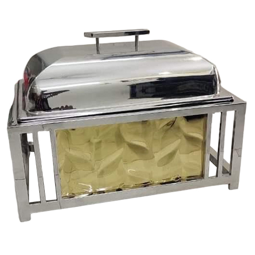 Ss आयताकार चाफिंग डिश -