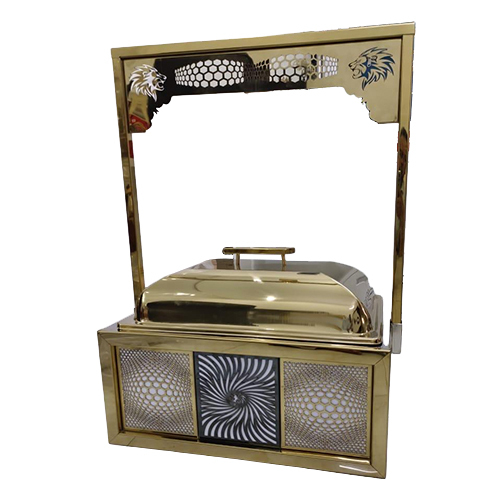 Copper Coated Chafing Dish With Counter - Color: Different Available
