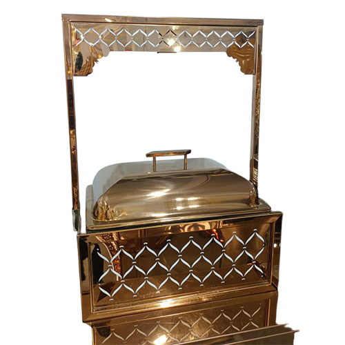 Rose Gold Pvd Coated Ss Chafing Dish - Color: Different Available