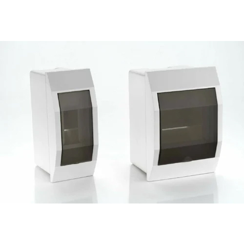 1-2 Way Double Door Spn Mcb Box - Color: White