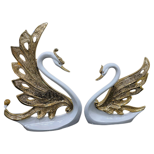 Metal Swan Pair - Color: Various Available