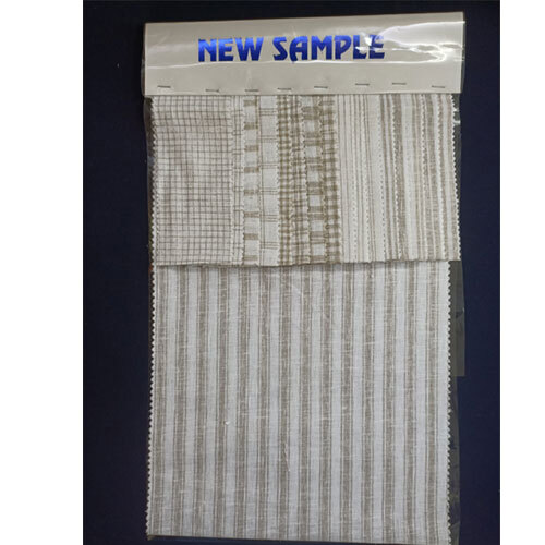 Cotton Linen Check Fabric - Application: Industrial