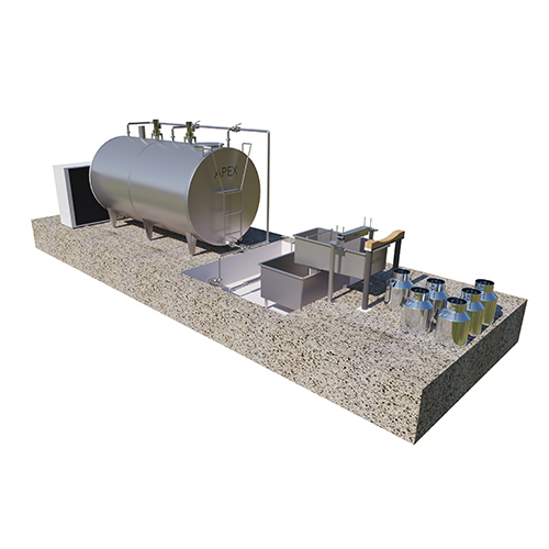 5Kl Bulk Milk Cooler - Color: Silver
