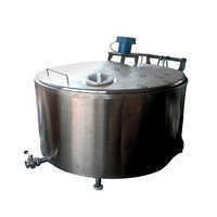 Ss Bulk Milk Cooler - Stainless Steel, 220 Volt, Silver | Semi-automatic Control, Energy-efficient Air Cooling, Enhanced Milk Storage Efficiency
