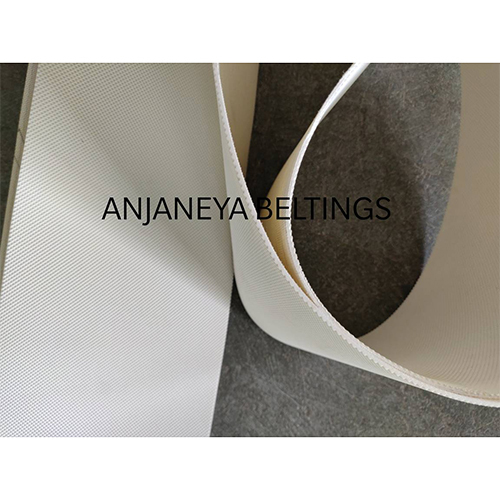 PVC Diamond Top White Conveyor Belt