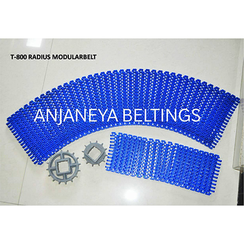 T 800 Curve Radius Modular Conveyor Belt