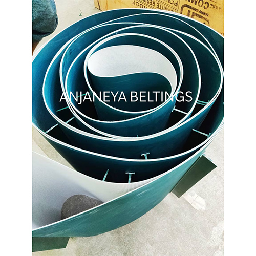PU Green Cleated Conveyor Belt