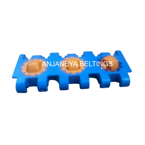 Top Side Roller Type Plastic Modular Belt