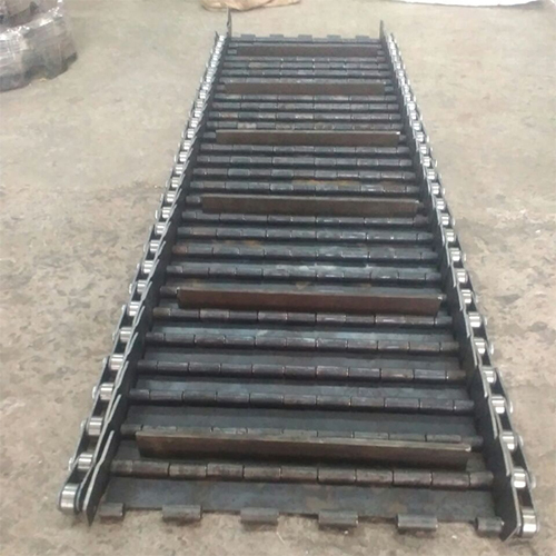 Chip Conveyor Belt With Both Side Roller Chain