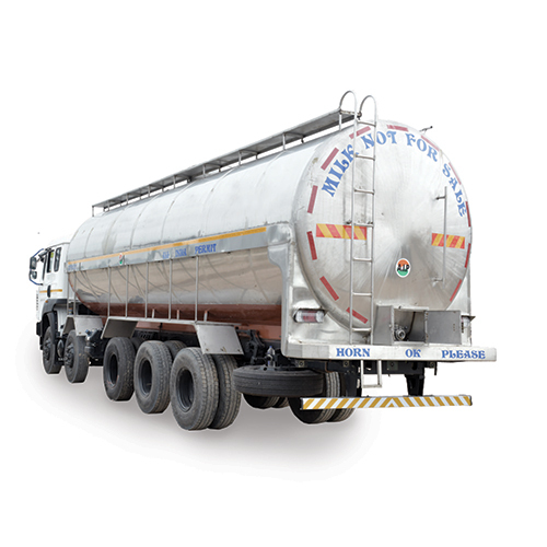 Ss Road Milk Tanker - Color: Silver