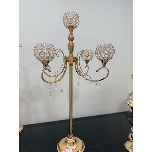 European Crystal Candle Holder