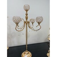 European Crystal Candle Holder