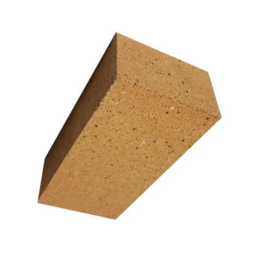 High Alumina Fire Bricks - Alumina Material, Block Shape, Brown Color | Refractoriness 1580°C - 1790°C, High Strength, Durable Performance