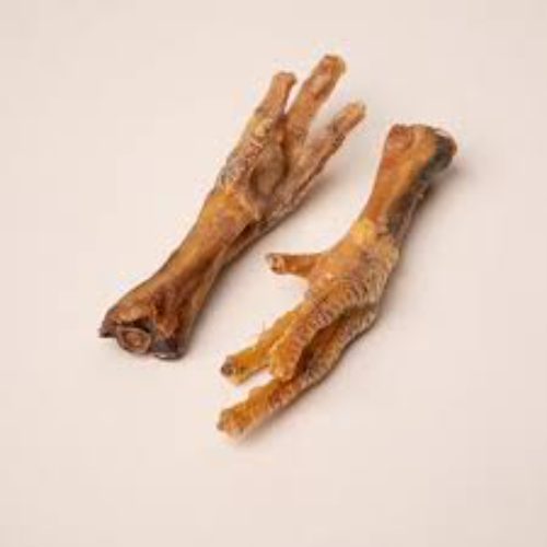 Dried Chicken Feet - 100% Pure, Preservative-Free, Extra Crispy Treat | Ideal for Oral Exercise, Nail Trimmed Options, Single Ingredient