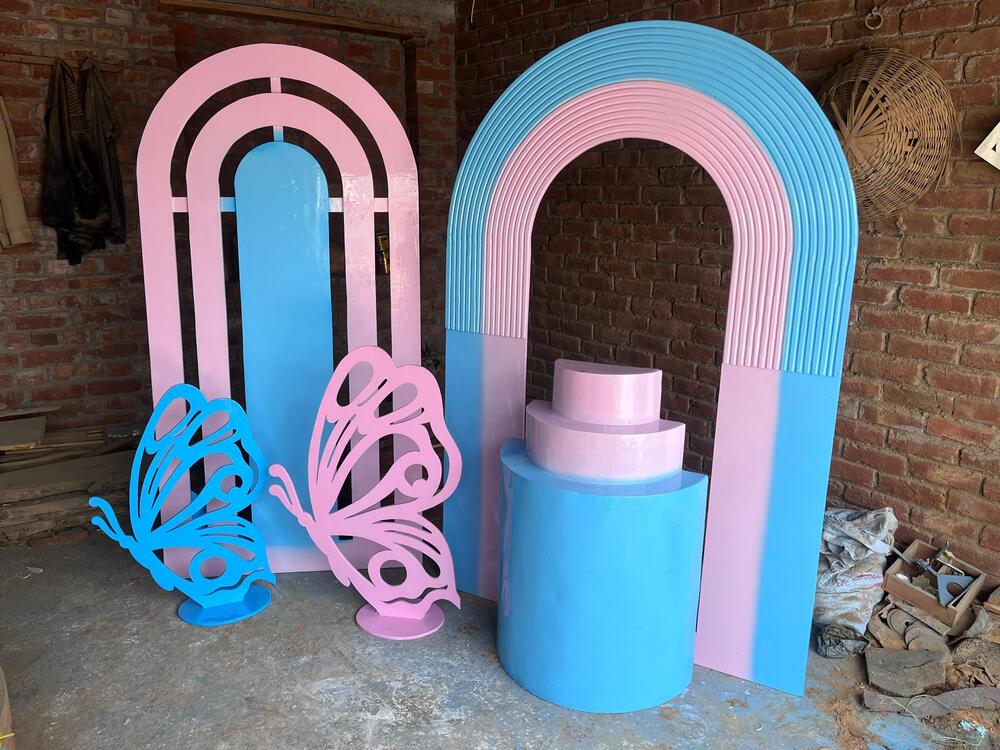 Birthday Backdrop Stage Panel