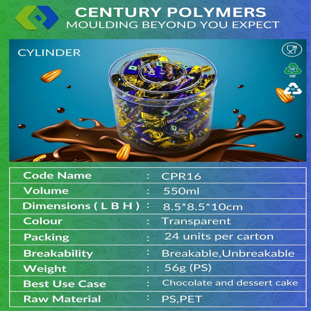 Cylinder (Cpr16) - Color: Transparent