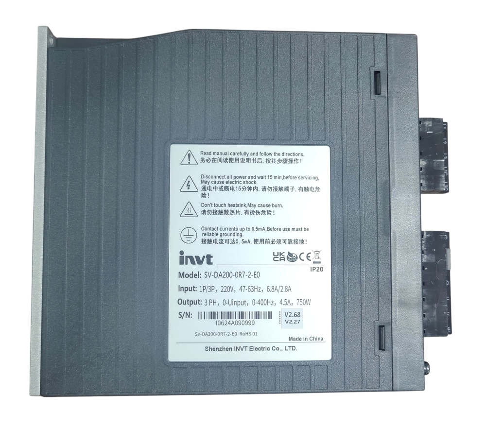 Invt Servo Drive Sv-da200-0r7-2-e0 - Automation Grade: No