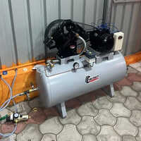 3 Hp Air Compressor - Mild Steel, Grey Finish | Automatic Drive, 12.30 Kg/cm Working Pressure, Industrial Efficiency