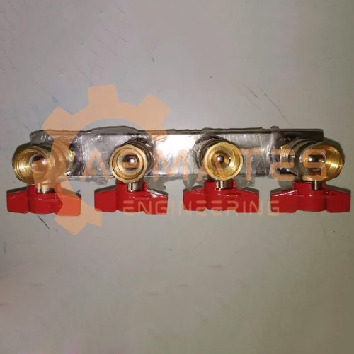 4 Valve Stainless Steel Water Oil Manifold