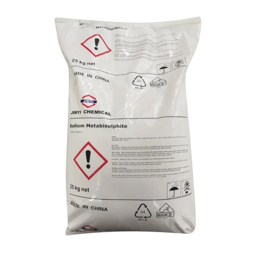 Sodium Metabisulphite - Fine Powder, Purity 97% - 100%, Sharp Smell, High Solubility, Room Temperature Storage