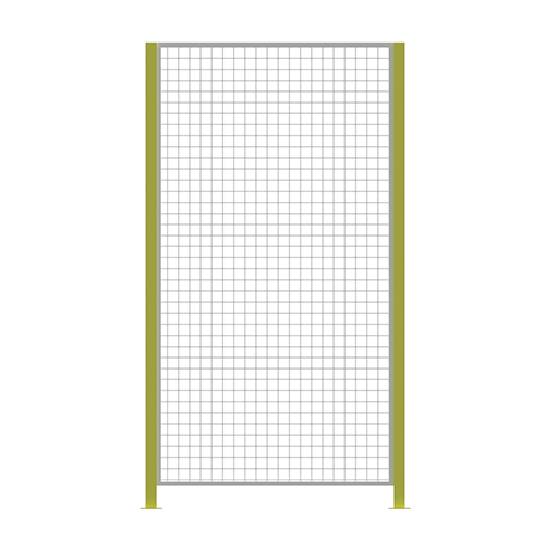 Wire Mesh Partition - Color: Silver