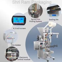 Herbal Powder Pouch Packing Machine Auger Filler