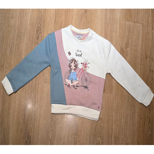 Kids Scuba Fabric Crop Top - Design: Trendy