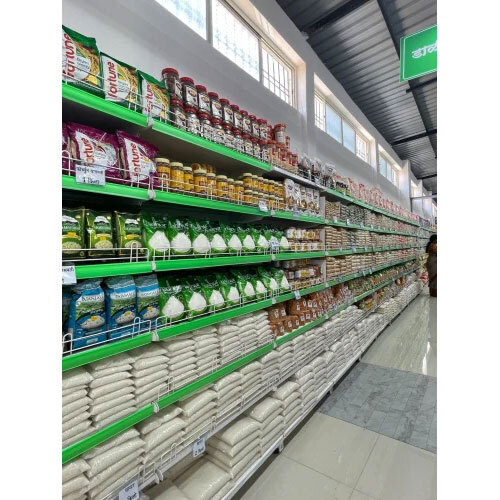 8 Feet Hypermarket Display Rack - Capacity: 100 Kg