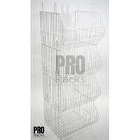Alligator Bin Rack - Color: Silver