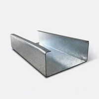 Galvanized C Purlin - Color: Silver