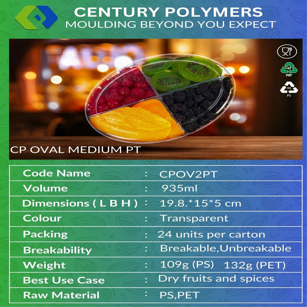 Oval Medium Pt (Cpov2pt) - Color: Transparent