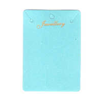 Skyblue Paper Chain Pandle Card