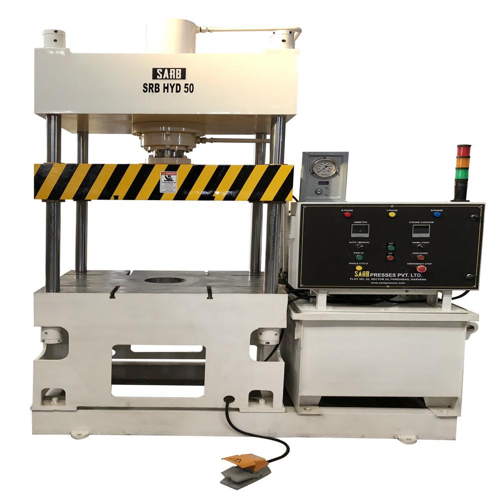 Srb Hyd 300 4 Pillar Deep Draw Hydraulic Press - Nominal Force: 10a 6300 Tons