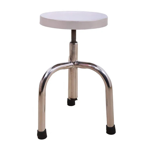 Cushion 3 Legs Revolving Stool - Design: Modern