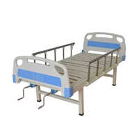 Semi Fowler Bed With Side Rails - Mild Steel, Rectangular Shape, White Color, Brand New Condition | Easy Installation, 1-year Warranty, Enhanced Patient Safety